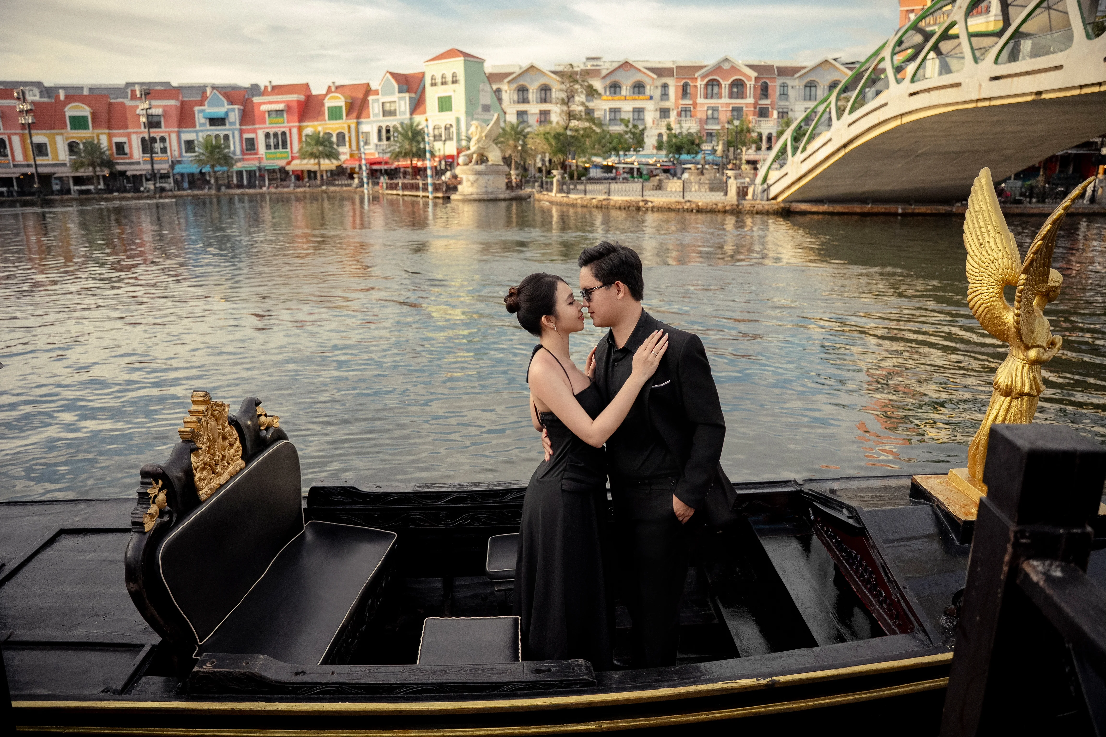 Couple during golden hour